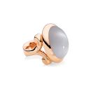 Tamara Comolli HIPPIE GLAM Ring small Grauer Mondstein (Ref: R-HG-s-MoGr-rg) - Bild 0