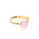 Tamara Comolli BOUTON Ring small Pinker Chalcedon (Ref: R-BOU-s-ChPi-yg) - Bild 0