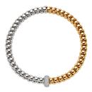 FOPE Luna zweifarbige Halskette mit Pavé Diamanten (Ref: 52107C2_PB_2_XBX_040) - Bild 0