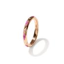 Tamara Comolli GYPSY Bandring Pavé  'Blush' (Ref: R-Gyp-B-BluP-rg) - Bild 0