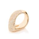 Tamara Comolli SIGNATURE Ring Drop mit Diamant Pavé (Ref: R-Dr-p-rg) - Bild 0