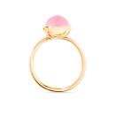 Tamara Comolli BOUTON Ring small Pinker Chalcedon (Ref: R-BOU-s-ChPi-yg) - Bild 2