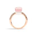 Pomellato Nudo Rosenquarz kleiner Ring (Ref: PAB7040O6000BRCQR) - Bild 3