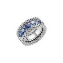 FOPE Bubble Ring mit Diamanten und blauen Saphiren (Ref: 71208AX_P2_B_XBX_140) - Bild 0