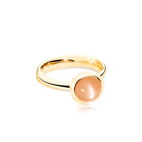 Tamara Comolli BOUTON Ring small Oranger Mondstein R-BOU-s-MoOr-yg