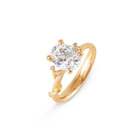 Ole Lynggaard Copenhagen Nature Solitaire Ring A2786-412