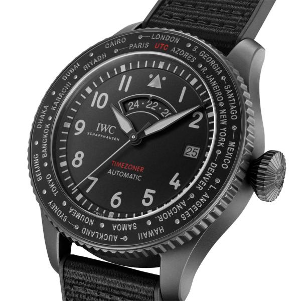 IWC PILOT’S WATCH TIMEZONER TOP GUN CERATANIUM® (Ref: IW395505)