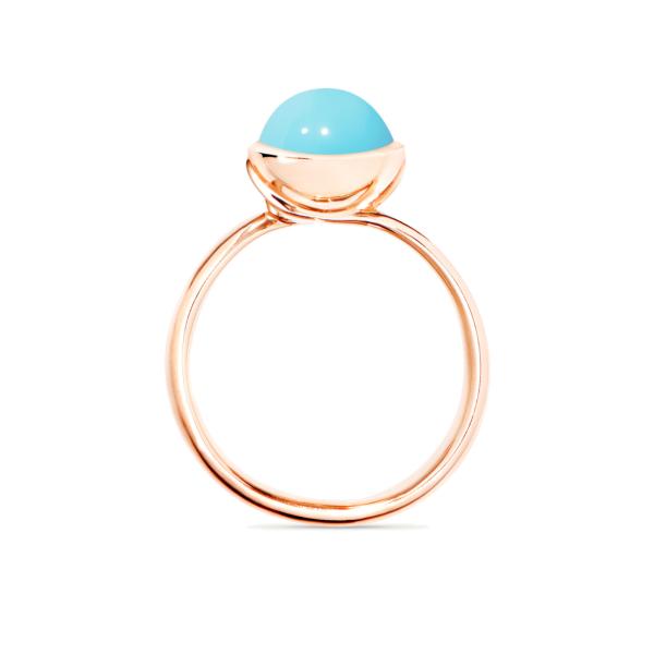 Tamara Comolli BOUTON Ring small Türkis (Ref: R-BOU-s-Tur-rg)