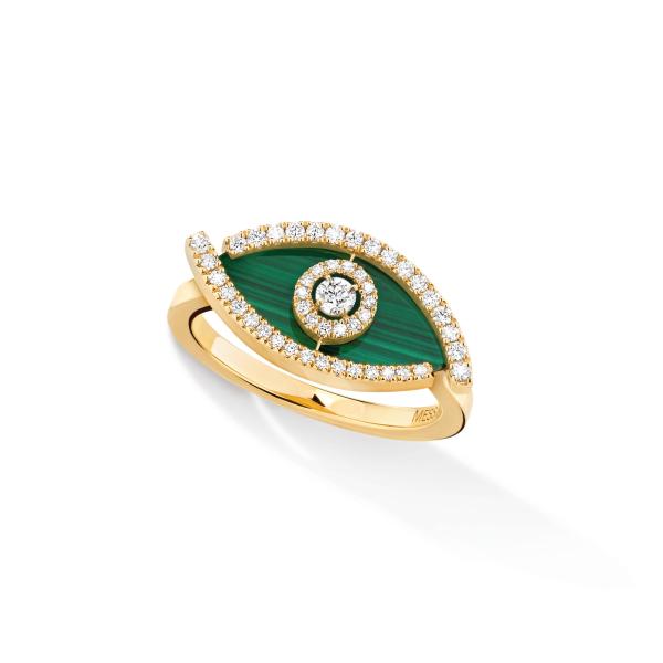 Messika Lucky Eye Malachit Ring (Ref: 12954-YG)