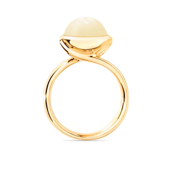 Tamara Comolli BOUTON Ring large Sand Mondstein (Ref: R-BOU-l-MoSa-yg)