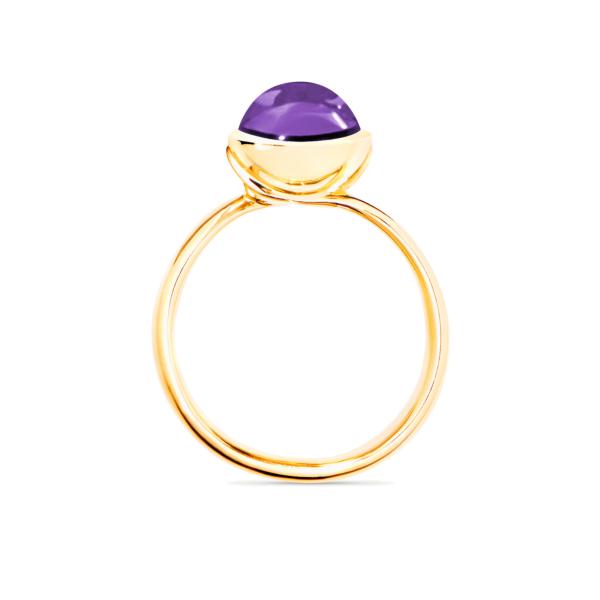 Tamara Comolli BOUTON Ring small Amethyst (Ref: R-BOU-s-Am-yg)