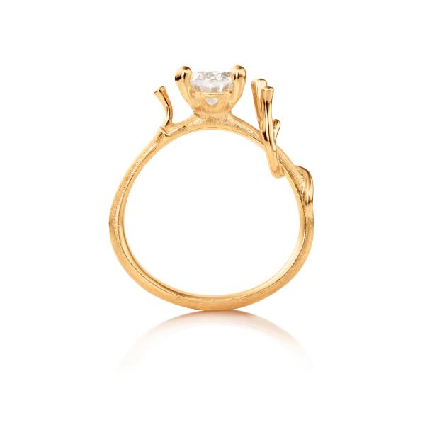 Ole Lynggaard Copenhagen Nature Solitaire Ring (Ref: A2785-434)