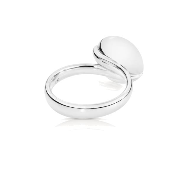 Tamara Comolli BOUTON Ring large Brauner Mondstein (Ref: R-BOU-l-MoBr-wg)