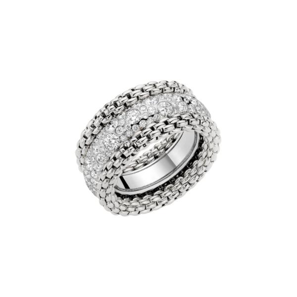 FOPE Bubble Ring mit Pavé-Diamanten (Ref: 71208AX_PB_B_XBX_140)