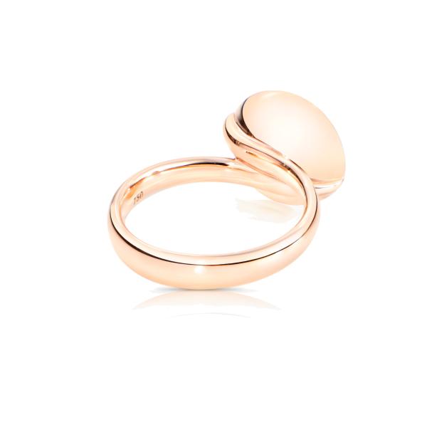 Tamara Comolli BOUTON Ring large Oranger Mondstein (Ref: R-BOU-l-MoOr-rg)