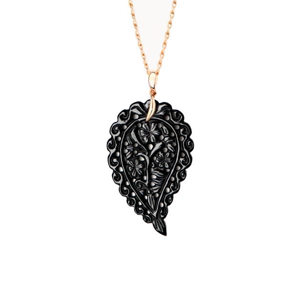 Tamara Comolli INDIA Anhänger large Black Onyx (Ref: P-IND-l-Bla-rg)