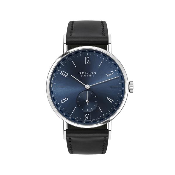 NOMOS Glashütte Tangente 2date blau (Ref: 136.SB)