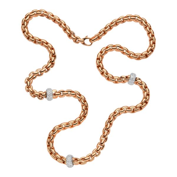 FOPE Eka Collier mit Pavébesatz (Ref: 70705C3_PB_R_XBX_060)