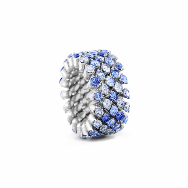 Serafino Consoli Brevetto Multi-Size Ring (Ref: RMS 5F4 WG BS MIX)