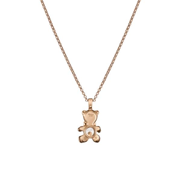 Chopard Happy Diamonds Teddybär Anhänger mit Halskette (Ref: 79A188-5001)