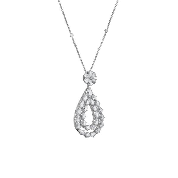 Chopard L'Heure Du Diamant Drop Anhänger mit Halskette (Ref: 79A064-1001)