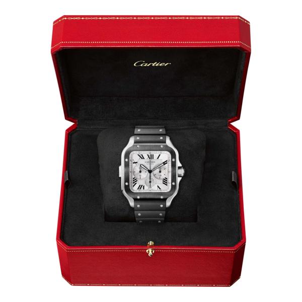 Cartier Santos de Cartier Chronograph (Ref: WSSA0017)