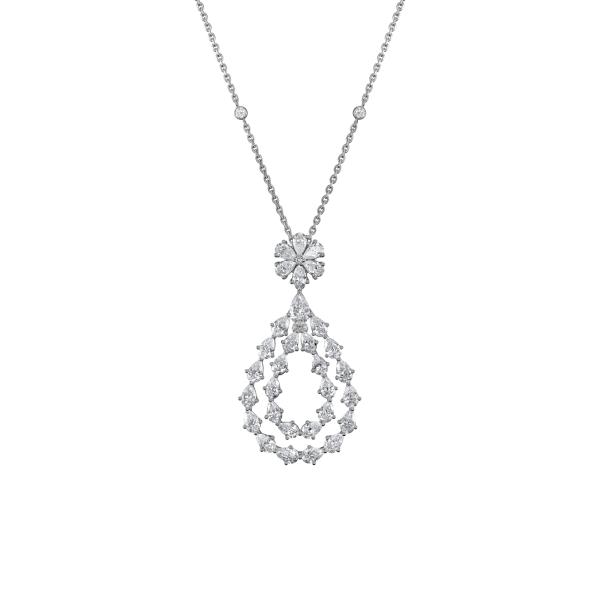 Chopard L'Heure Du Diamant Drop Anhänger mit Halskette (Ref: 79A064-1001)