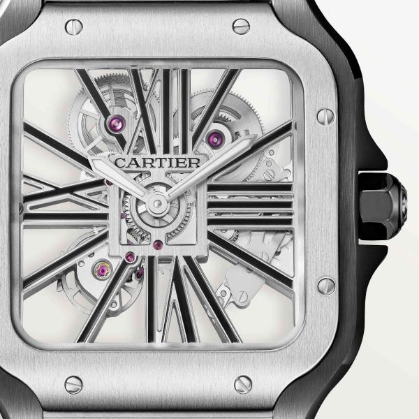 Cartier Santos de Cartier skelettiert (Ref: WHSA0027)