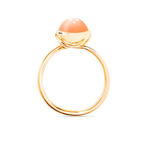 Tamara Comolli BOUTON Ring small Oranger Mondstein (Ref: R-BOU-s-MoOr-yg)