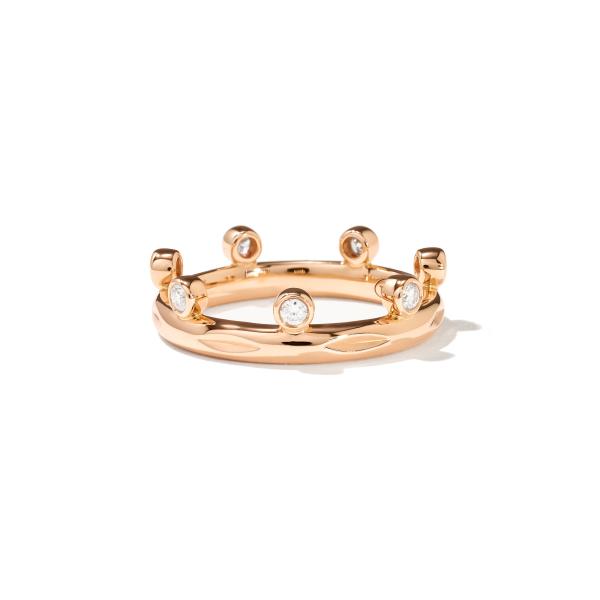 Tamara Comolli GYPSY Ring Crown Brilliant Cut Classic (Ref: R-Gyp-C-Br-Cl-rg)