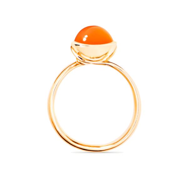 Tamara Comolli BOUTON Ring small Karneol (Ref: R-BOU-s-Carn-yg)