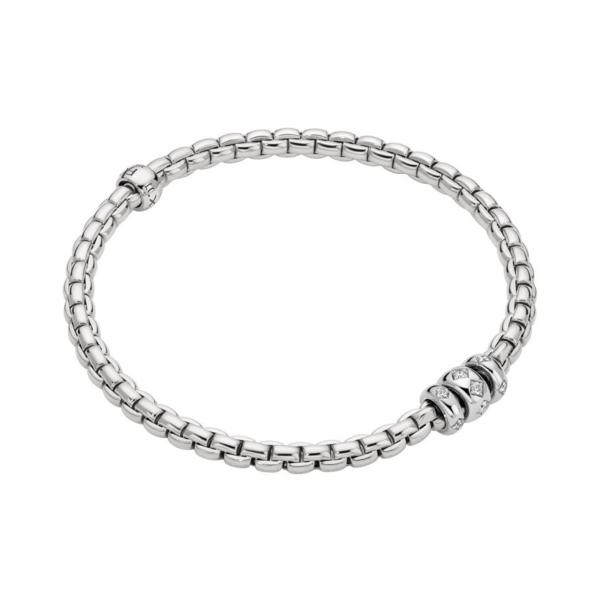 FOPE Flex'it Eka Armband mit Diamanten in Rautenfassung (Ref: 73101B3_PB_B_BBB_0XS)