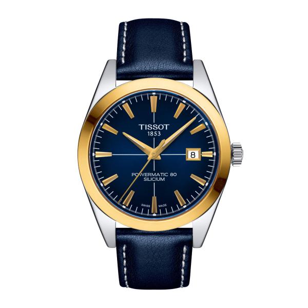 Tissot Gentleman Powermatic 80 Silicium 18K Goldlünette (Ref: T927.407.46.041.01)