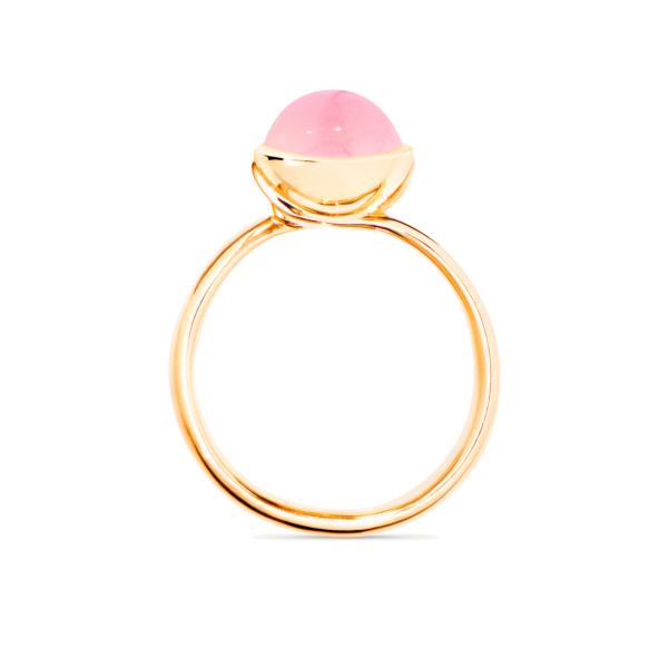 Tamara Comolli BOUTON Ring small Pinker Chalcedon (Ref: R-BOU-s-ChPi-yg)