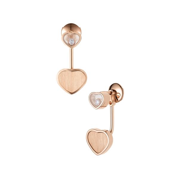 Chopard Happy Hearts Golden Hearts Ohrhänger (Ref: 83A007-5021)