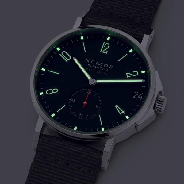 NOMOS Glashütte Ahoi Neomatik 38 Datum Atlantik (Ref: 528)