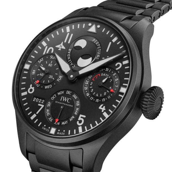 IWC BIG PILOT’S WATCH PERPETUAL CALENDAR TOP GUN CERATANIUM® (Ref: IW503604)