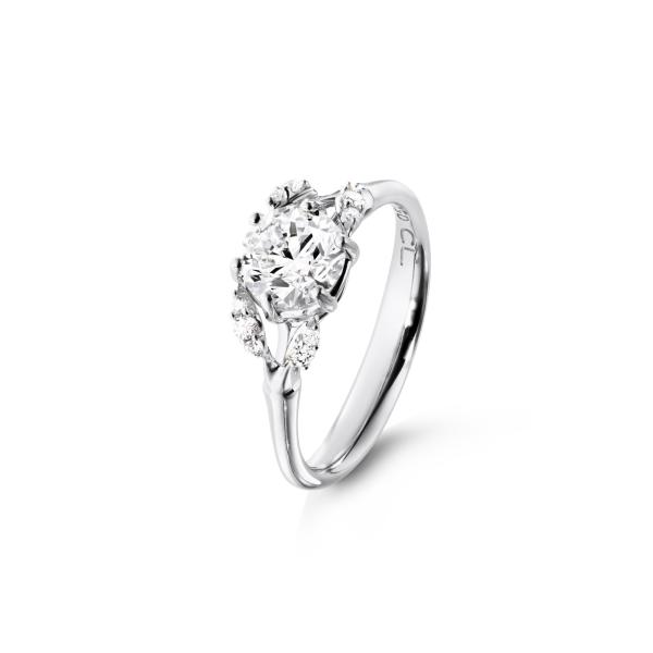 Ole Lynggaard Copenhagen Winter Frost Solitaire Ring (Ref: A2781-545)