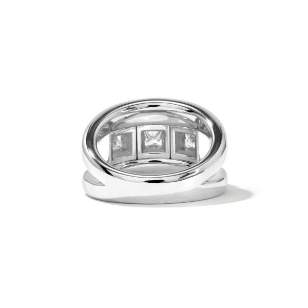 Tamara Comolli CURRICULUM VITAE 3 Ring Diamanten medium (Ref: R-CV3-m-Pr-wg)